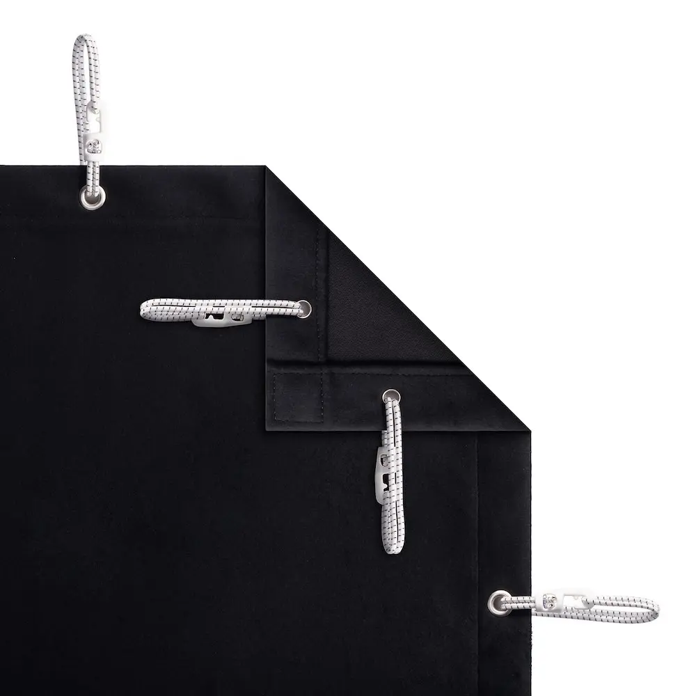 فوندي اسود مع فريم معدني 3x3 متر