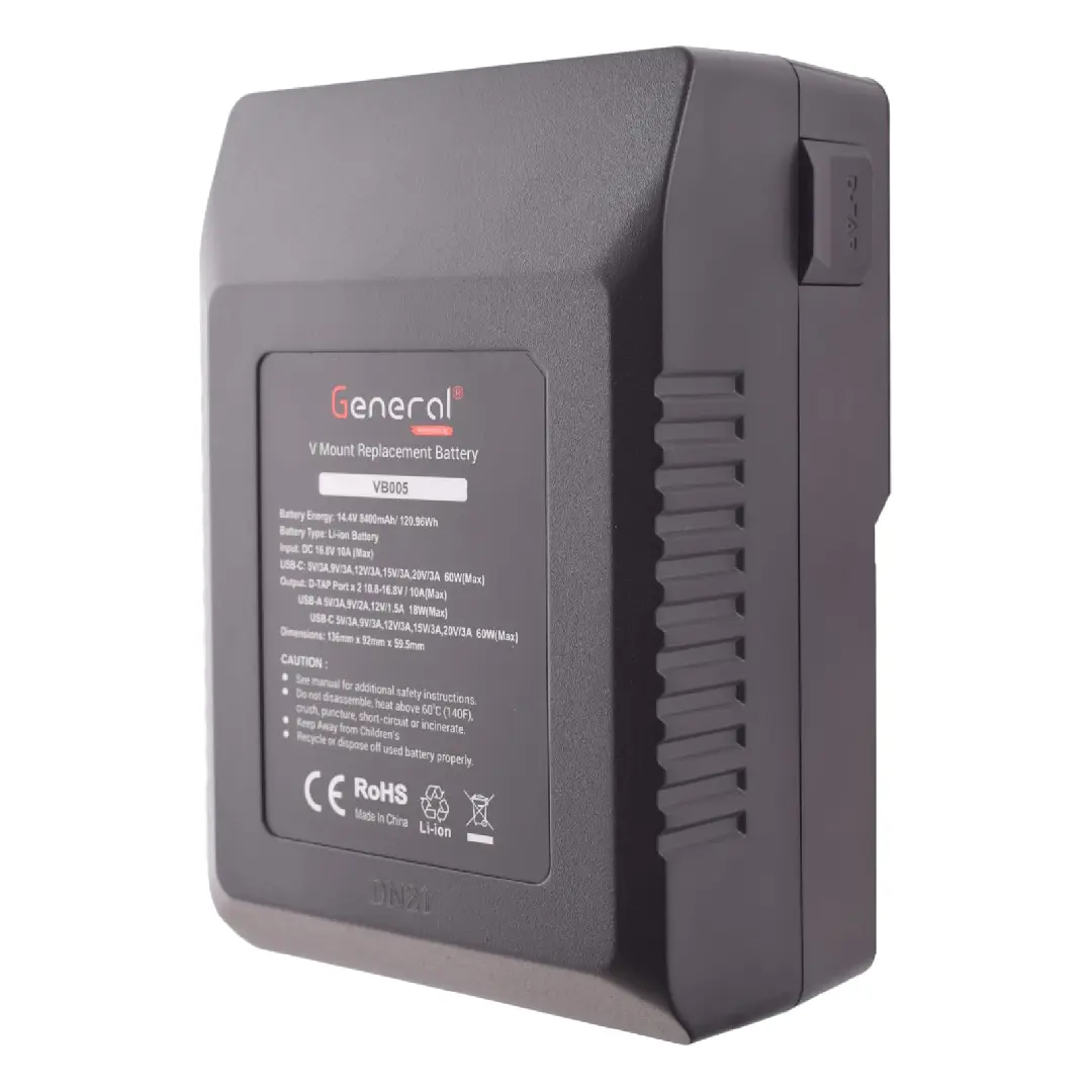 بطارية جينرال  VB005 V Mount  14.4V 8400mAh