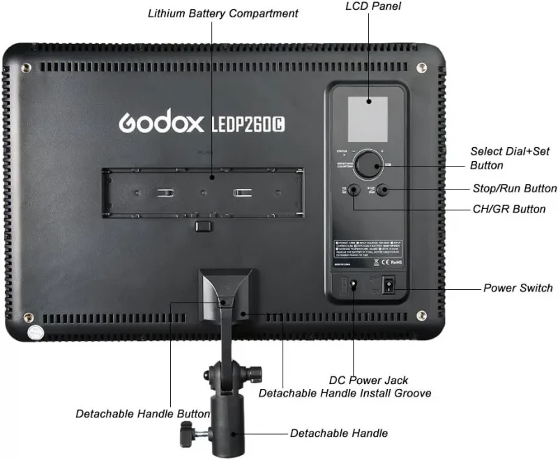 Godox LEDP-260C LED Video Light Panel