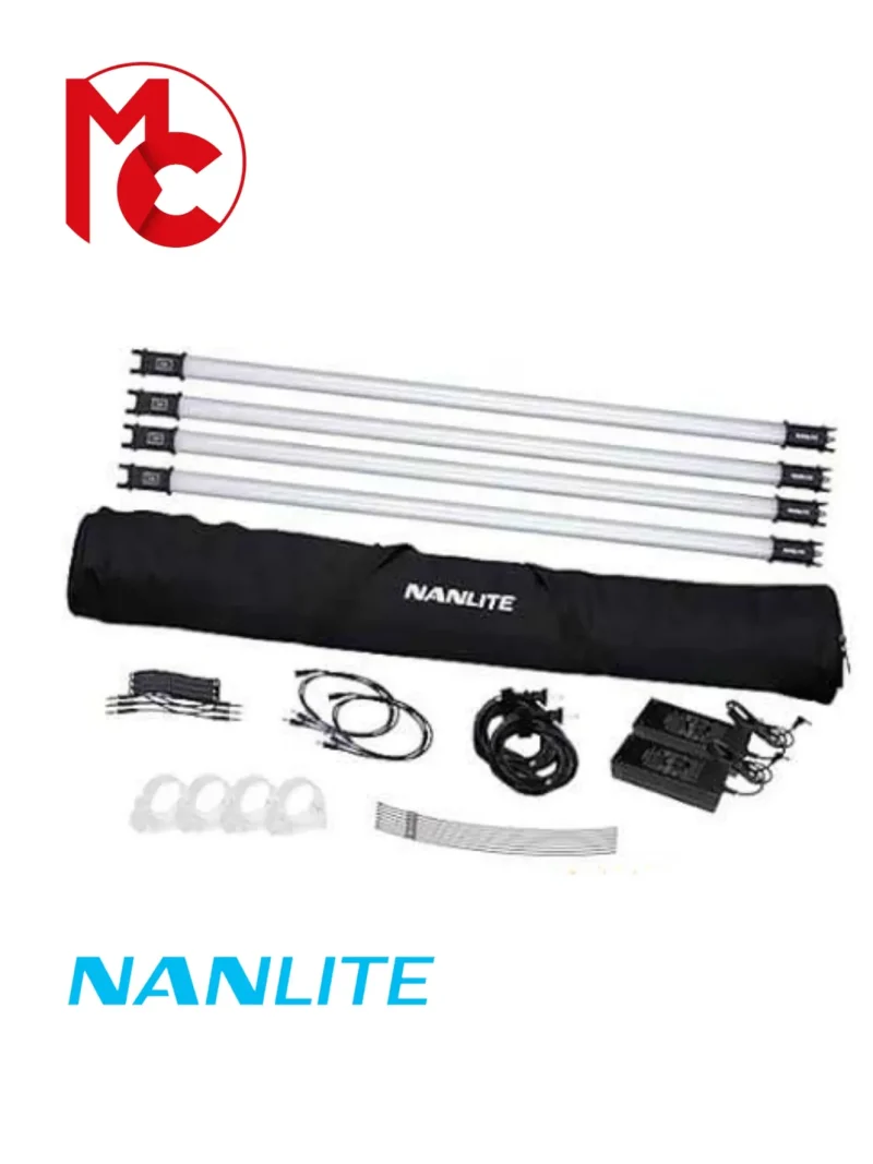 Nanlite PavoTube 30C 4 ft RGBW LED Tube 4 Light Kit