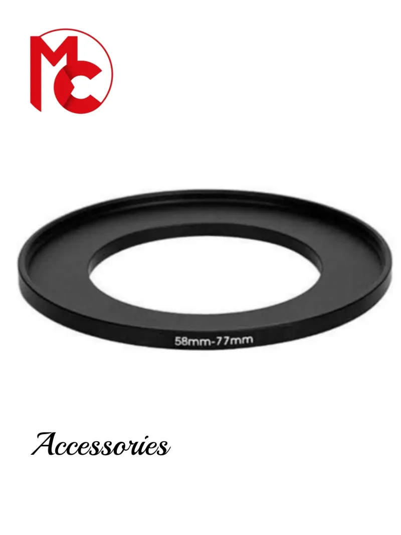 Step - up ring 58mm to 77mm