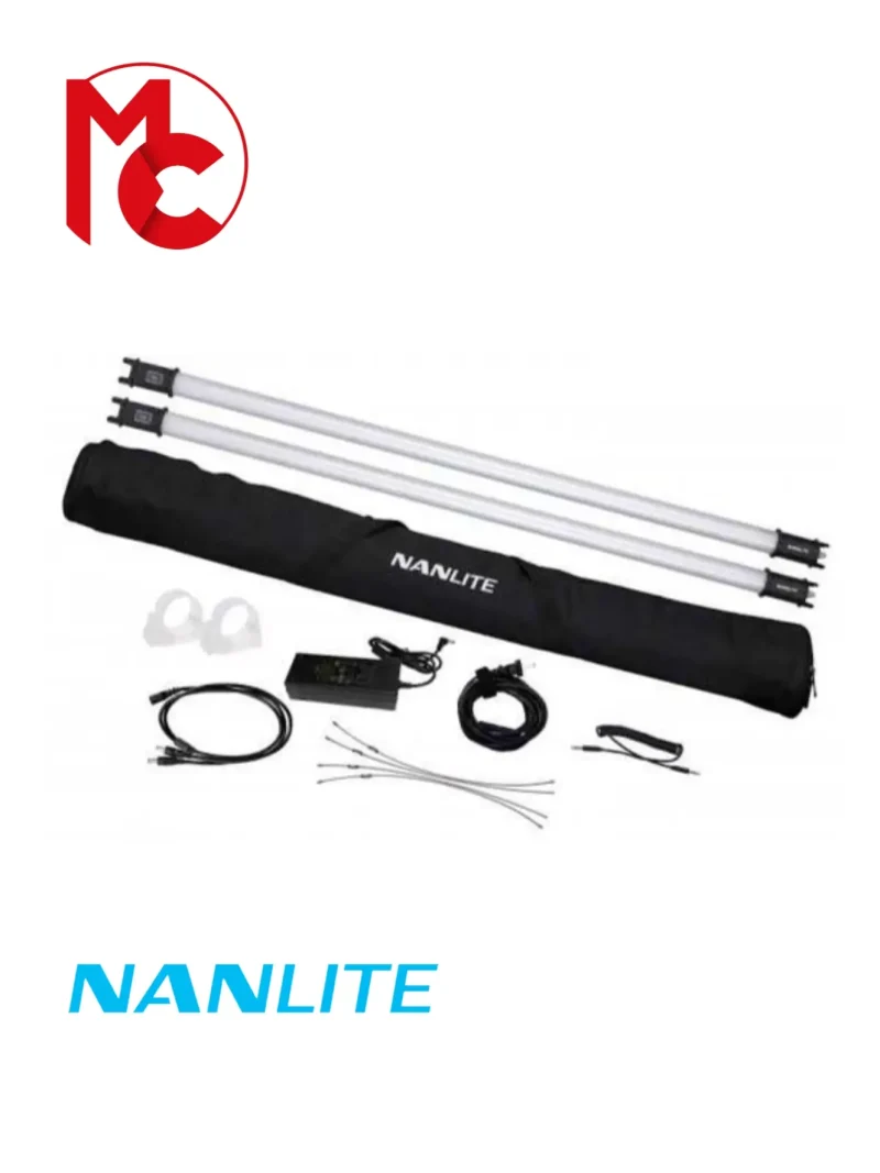 Nanlite PavoTube 30C 4 ft RGBW LED Tube 2 Light Kit