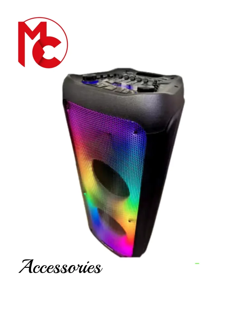 Platinum Trolley Bluetooth Speaker with Remote Control, Black - AH-10600